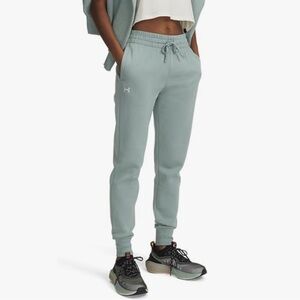 NWT Under Armour Jogger, Rival Fleece Lined Pants Soft Sage Green Size Medium